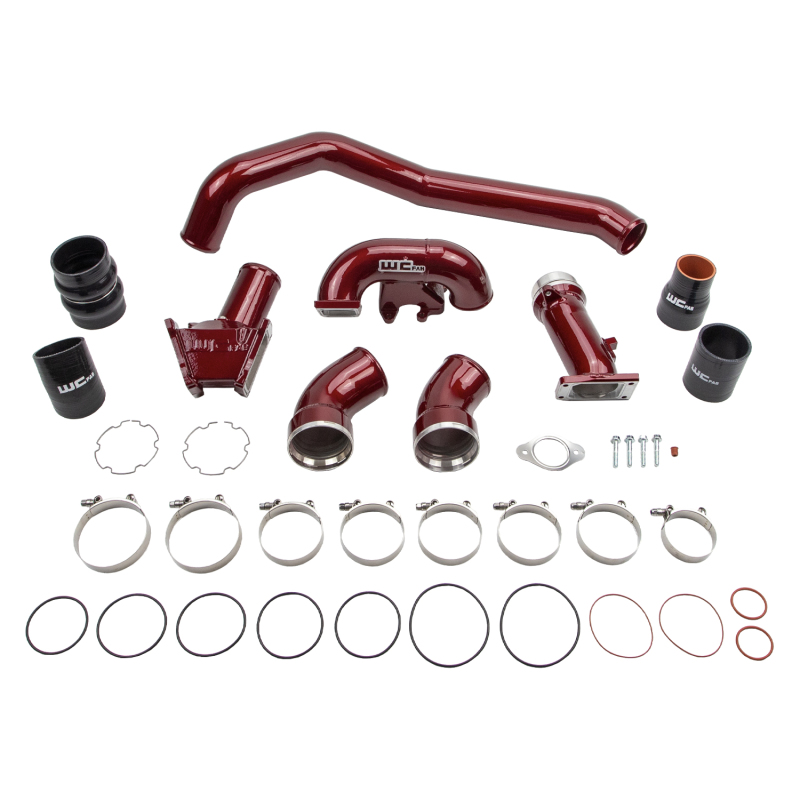 GMC Truck Performance Air Intake - Wehrli - Stage 1 High Flow Intake Bundle Kit - Bengal Red - `06-`07