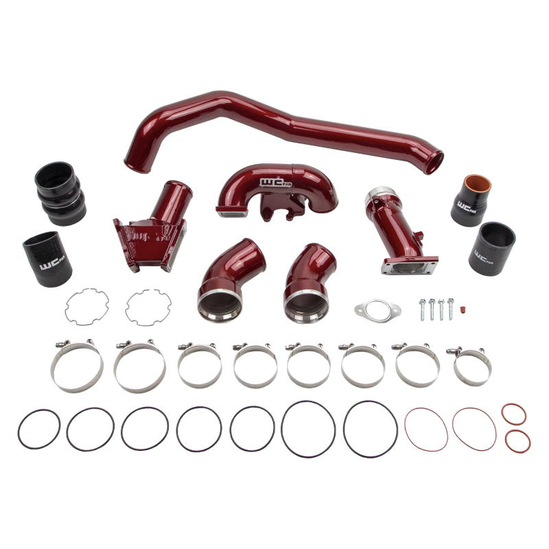 GMC Truck Performance Air Intake - Wehrli - Stage 1 High Flow Intake Bundle Kit - Bengal Red - `06-`07