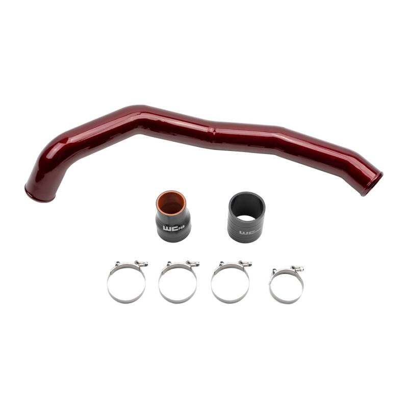 Chevrolet Silverado Intercooler Pipe - Driver Side - Wehrli - 3 in. - Fine Texture Black - `01-`04