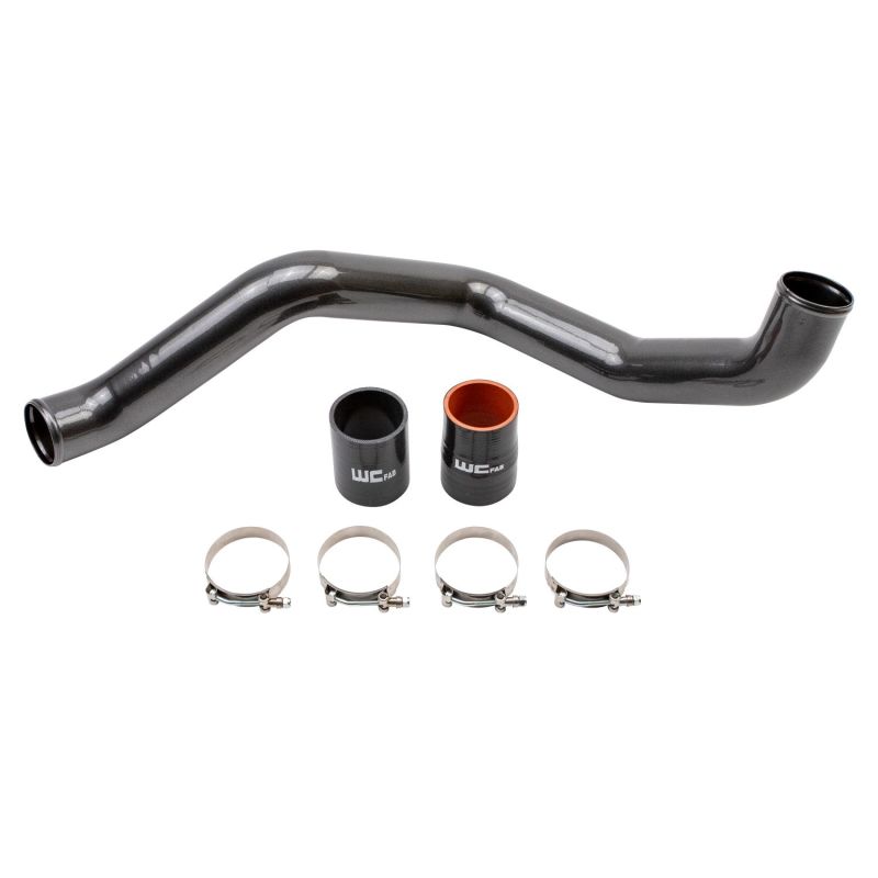 Chevrolet Duramax L5P Intercooler Pipe - Driver Side - Wehrli - 3 in. High Flow - Bronze Chrome - `20-`25