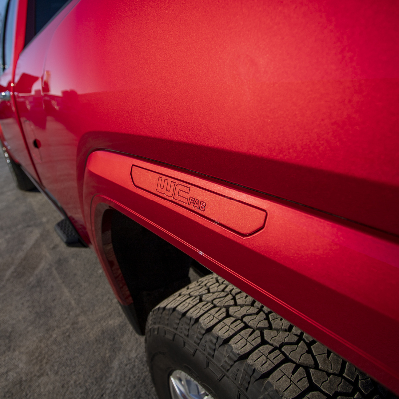 GMC Denali 2500 Marker Light Delete Kit - Wehrli - Billet, no Logo - Raw Finish - `20-`25