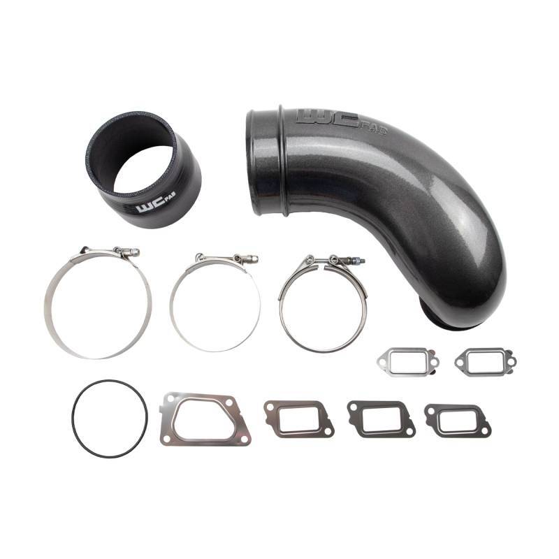 Chevrolet Silverado HD Performance Air Intake - Wehrli - 5in WCF Intake Horn - Deore Gold - `11-`16