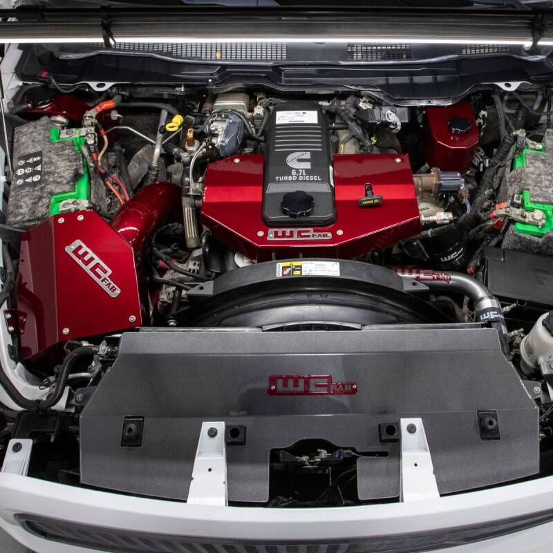 Ram 2500 Performance Air Intake - Wehrli - Stage 2 High Flow Bundle - WCFab Red - `13-`18