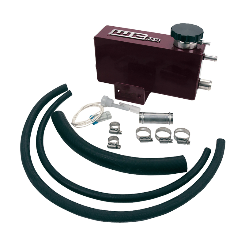 GMC Duramax Coolant Tank Kit - Wehrli - Twin Turbo Style - Raw - `01-`07
