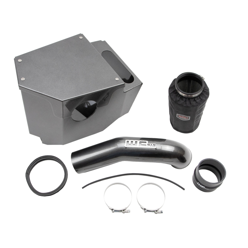 GMC Sierra 2500 HD Performance Air Intake - Wehrli - 4in Intake Kit - Brizzle Blue - `20-`25 GMC Sierra 2500 HD Performance Air Intake - Wehrli - 4in Intake Kit - Brizzle Blue - `20-`25