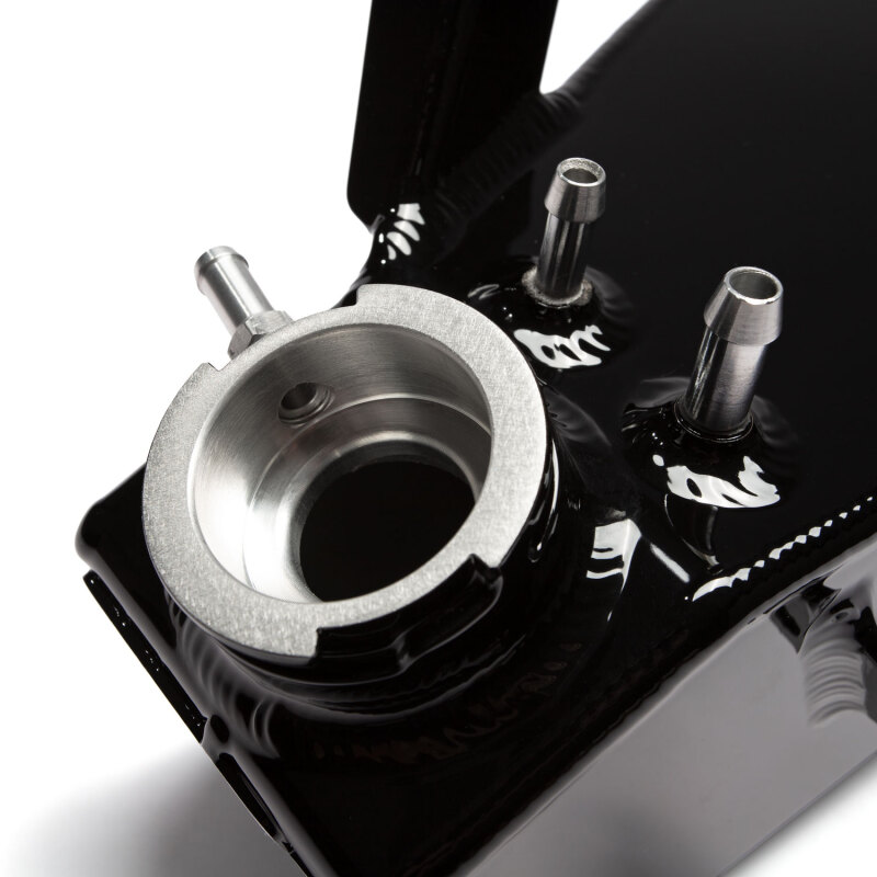 Ram 2500 Coolant Tank Kit - Wehrli - Fabricated Aluminum, OEM Placement - Semi-Gloss Black - `25-`26