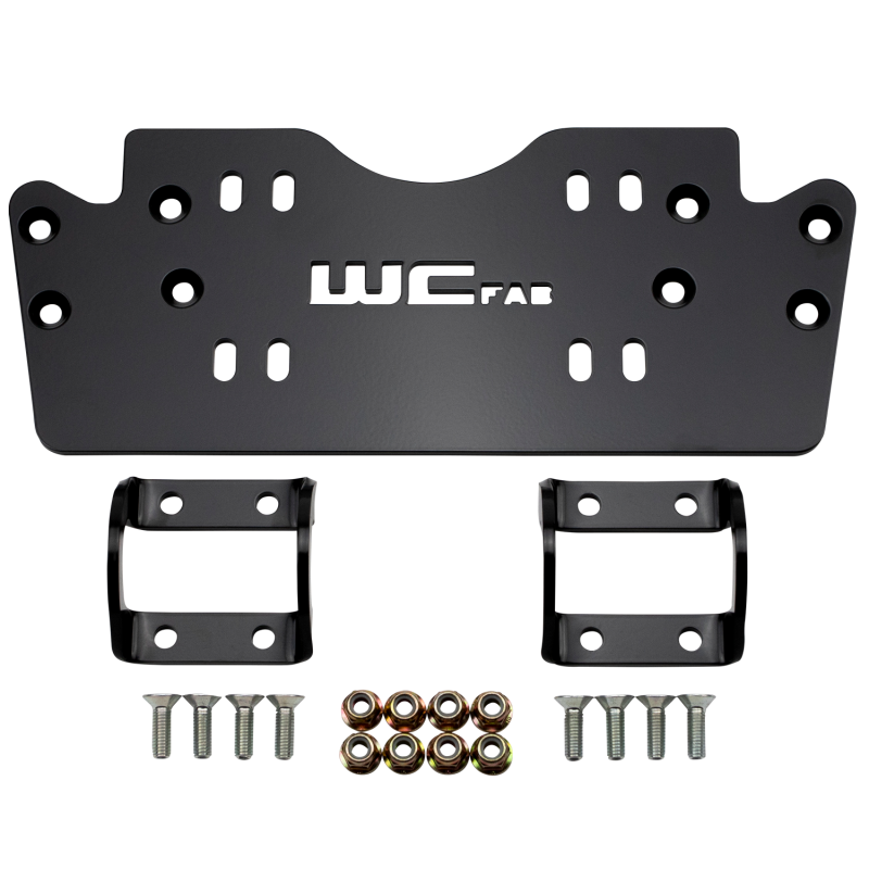 Honda Talon Winch Mount Plate Kit - Front - Wehrli - `19-`27