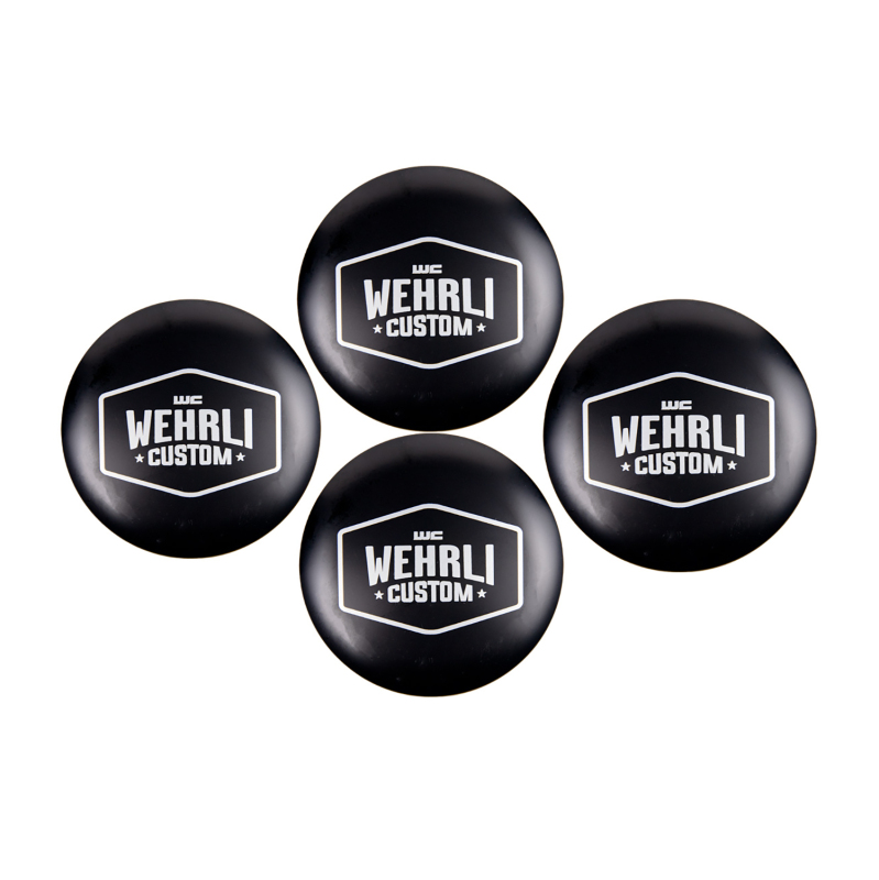 Honda Talon Billet Hub Cap Kit - Wehrli - Black Anodized - `19-`27