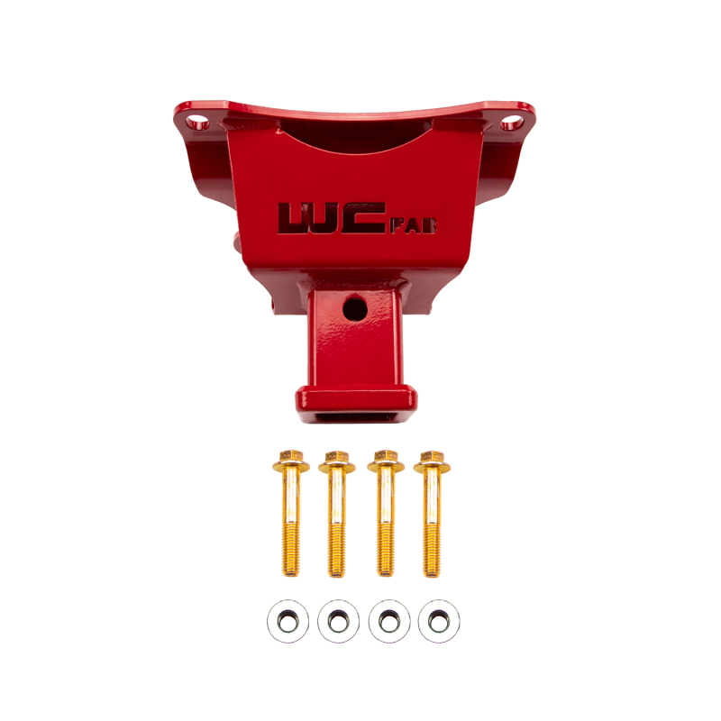 Honda Talon 1000R Receiver Hitch - Wehrli - 2 Seat Receiver Hitch / Pull Plate - Talon Red - `19-`27