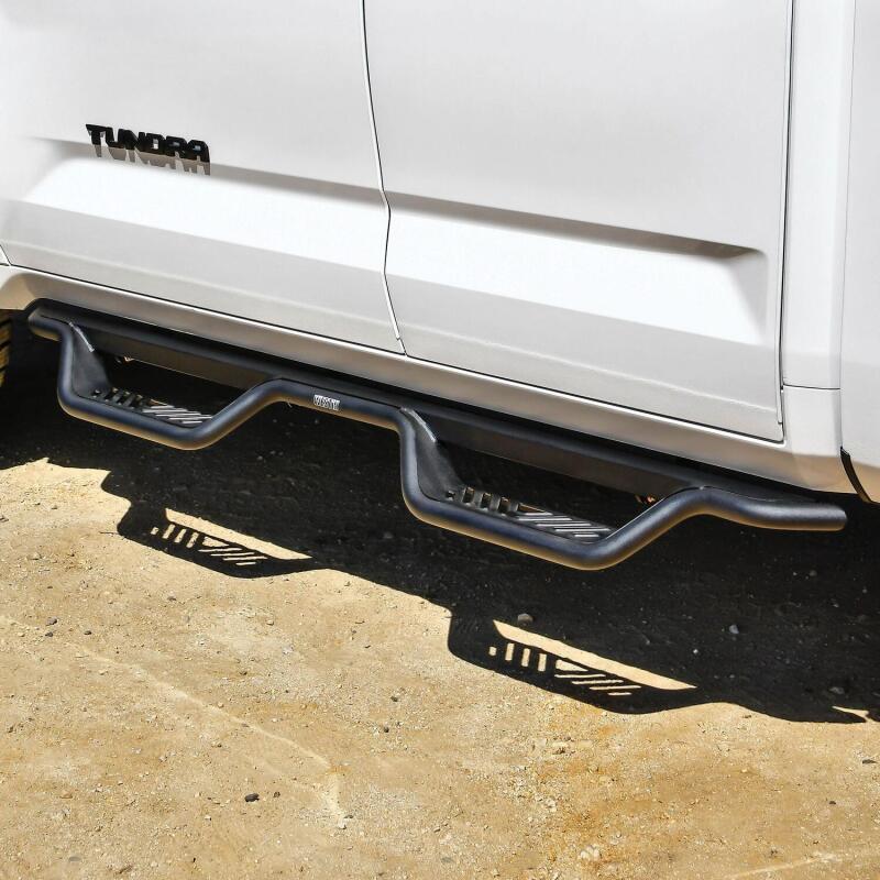 Toyota Tundra Nerf Step Bars - Side - Westin - Outlaw Drop - Textured Black - `22-`27