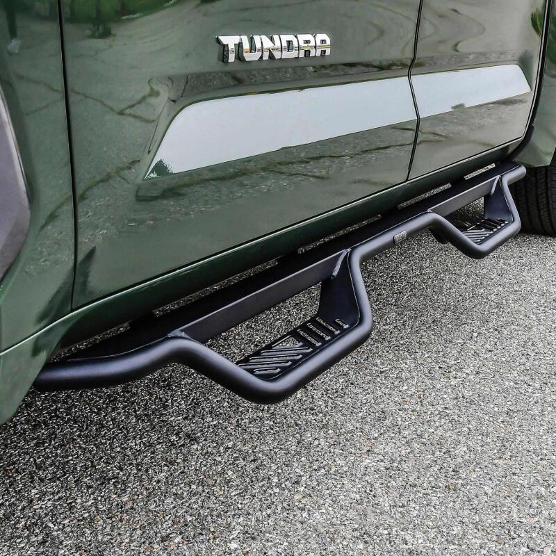Toyota Tundra Nerf Bars - Westin - Outlaw Drop - Textured Black - `22-`27