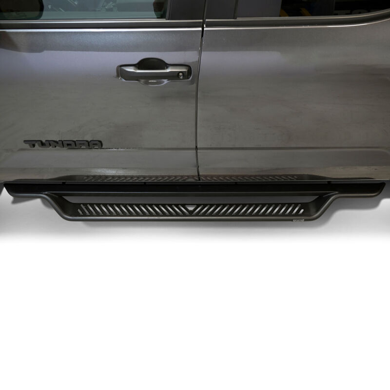 Toyota Tundra CrewMax Cab Running Boards - Westin - Outlaw Drop - Textured Black - `22-`26