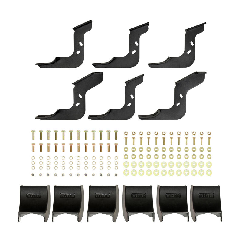 Toyota Tundra Double Cab Running Boards - Westin - AT6 - Black - `07-`21