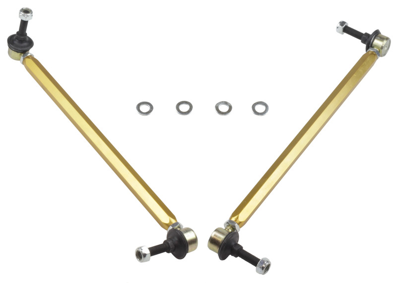 Chevrolet Camaro Sway Bar End Links - Front - Whiteline - Adjustable Heavy Duty, Steel Ball Joints (360mm C-to-C) - `10-`27