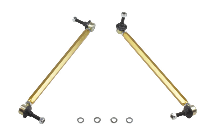 Chevrolet Camaro Sway Bar End Links - Front - Whiteline - Adjustable Heavy Duty, Steel Ball Joints (360mm C-to-C) - `10-`27