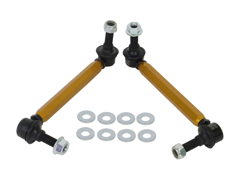 Ford Ranger PX Sway Bar Endlinks - Rear - Whiteline - Adjustable Extra Heavy Duty Ball Link - `11-`27