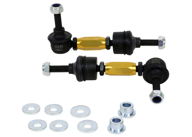 Ford Focus Sway Bar Link Kit - Rear - Whiteline - Adjustable Heavy Duty - `12-`27