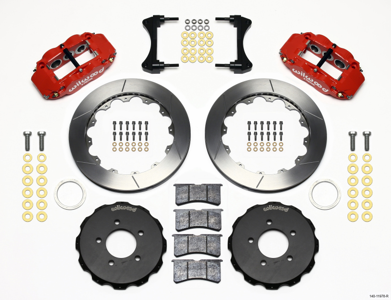 Honda CR-Z Brake Kit - Front - Wilwood - Narrow Superlite 6R - Red - `11-`27