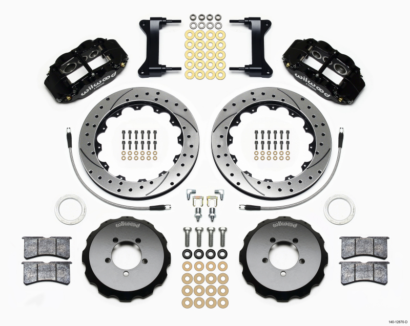 Toyota FRS Brake Kit - Front - Wilwood - Narrow Superlite 6R, 12.88in Drilled - `12-`27