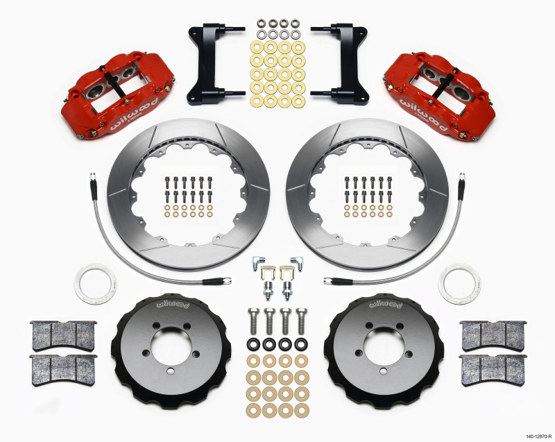 Scion FR-S Brake Kit - Front - Wilwood - Narrow Superlite 6R - Red - `12-`27