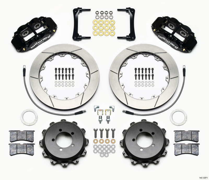 Toyota FR-S Brake Kit - Rear - Wilwood - Narrow Superlite 4R + BP-10 Pads + 12.88in Rotors - `12-`27