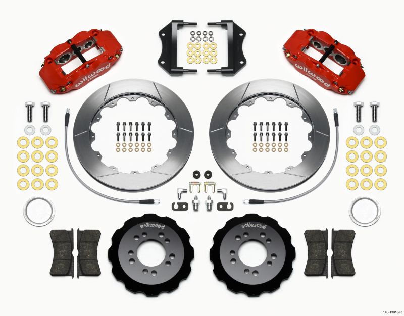 Ford Focus ST Brake Kit - Front - Wilwood - Narrow Superlite 6R - Red - `13-`27