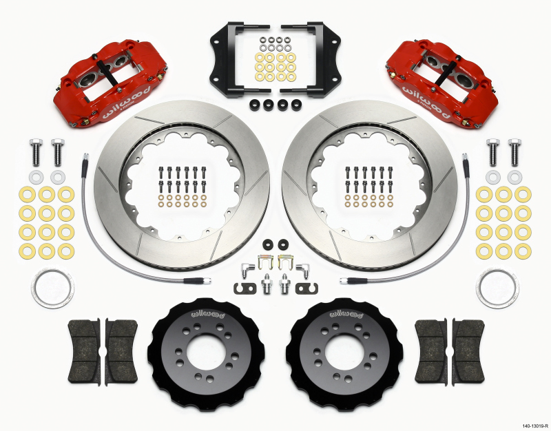 Ford Focus ST Brake Kit - Front - Wilwood - Narrow Superlite 6R - Red - `13-`27
