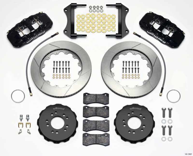 Chevrolet Corvette Brake Kit - Front - Wilwood - AERO6 Calipers + 14.25 Rotors - `14-`27