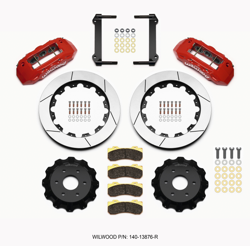 Chevrolet Silverado 1500 Brake Kit - Front - Wilwood - TX6R - Red - `99-`14
