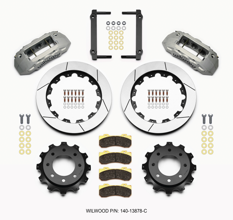 GMC H2 Brake Kit - Rear - Wilwood - TX6R - Clear Ano - `99-`10