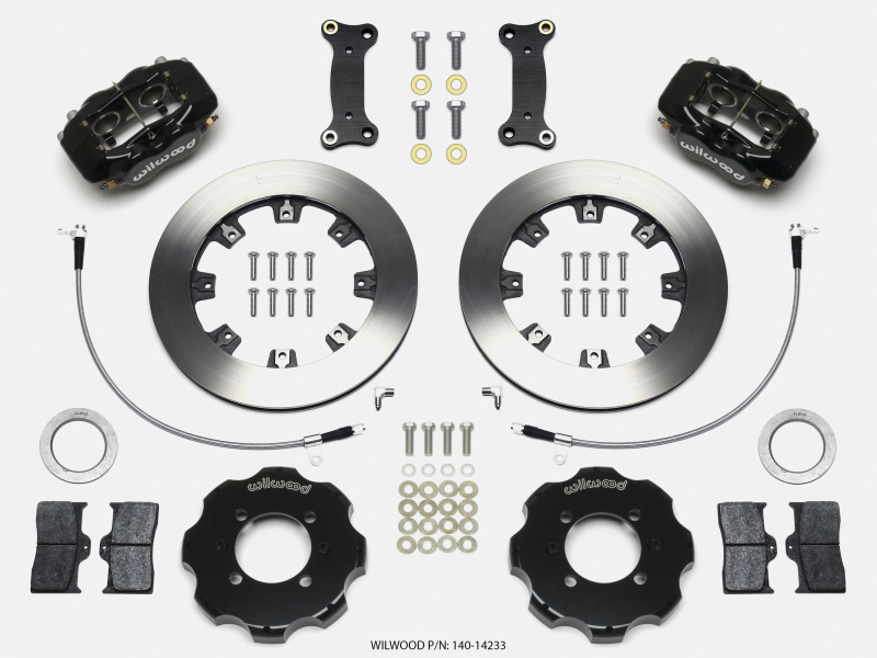 Mazda MX5 Miata Brake Kit - Front - Wilwood - Forged Dynalite Calipers + Oversized Rotors + Wilwood Performance Pads - `16-`27