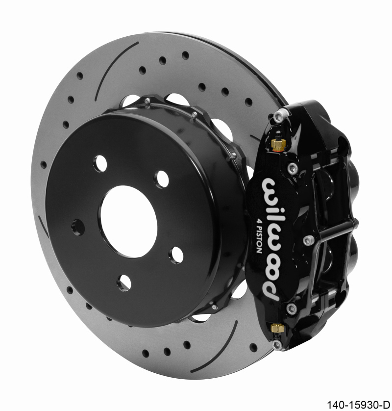Jeep JL Brake Kit - Rear - Wilwood - Superlite 4R 14.00 w/Lines - Black - `18-`27