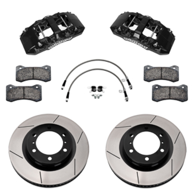 Toyota Tacoma Brake Kit - Front - Wilwood - Aero6-DM 13.38 In Rotor - Black - `24-`25