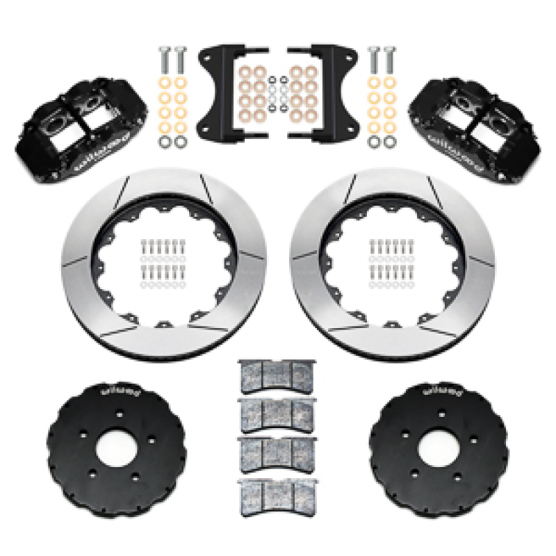 Chevrolet Corvette C7 Brake Kit - Front - Wilwood - Forged Narrow Superlite 6R + 14.00 Rotor - Black - `14-`19