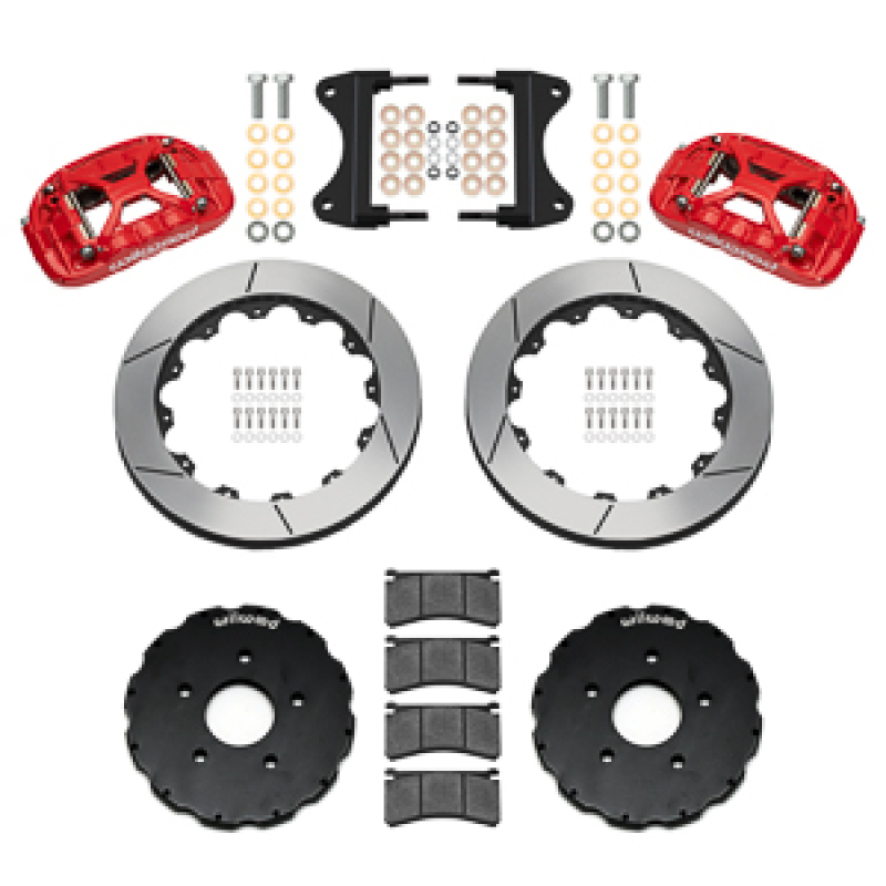 Chevrolet Corvette C7 Brake Kit - Front - Wilwood - Forged XRS6R - Red - `14-`19