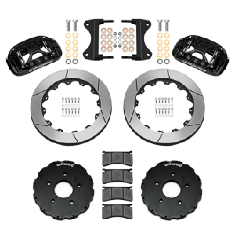 Chevrolet Corvette C7 Brake Kit - Front - Wilwood - Forged XRS6R BBK - 13.06 Rotor - Black - `14-`19