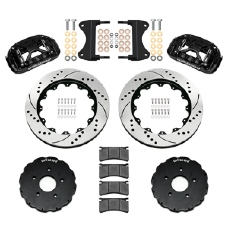 Chevrolet Corvette C7 Brake Kit - Front - Wilwood - Forged XRS6R + 14.00 Rotor SRP - Black - `14-`19