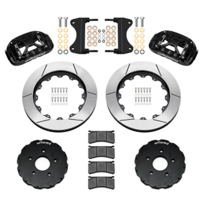 Chevrolet Corvette C7 Brake Kit - Front - Wilwood - Forged XRS6R + 14.00 Rotor - Black - `14-`19