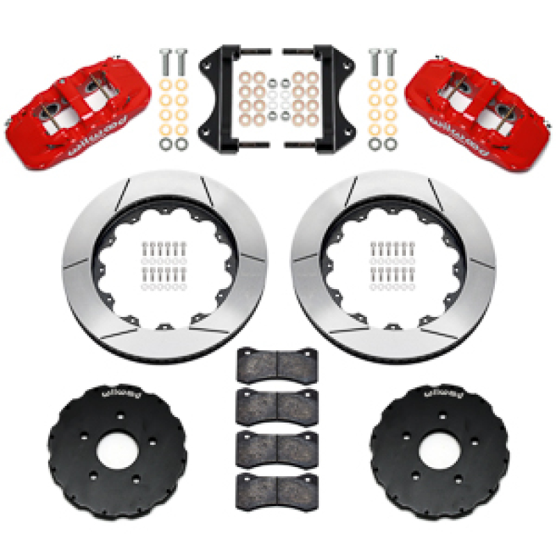 Chevrolet Corvette C7 Brake Kit - Front - Wilwood - AERO6, 14.00 Rotor - Red - `14-`19