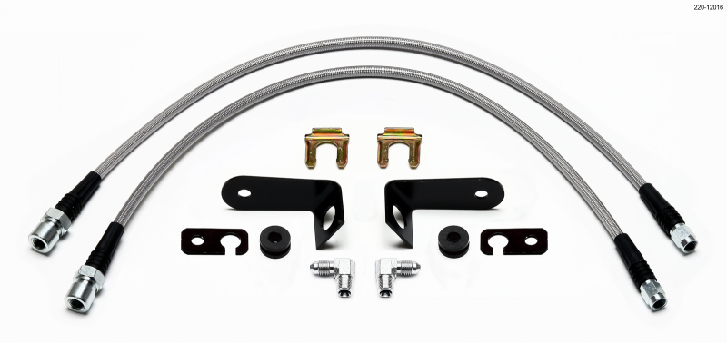 Honda CR-Z Brake Line Kit - Front - Wilwood - Flexline - `11-`27