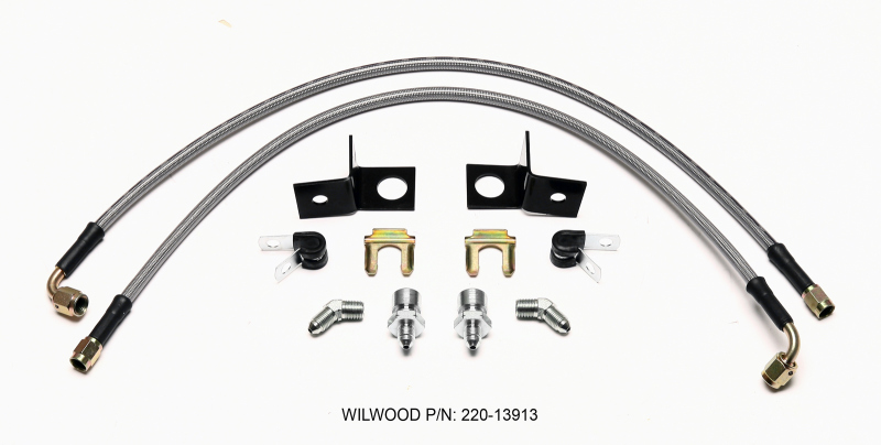 Ford Mustang Brake Line Kit - Rear - Wilwood - Flexline Kit - `15-`27