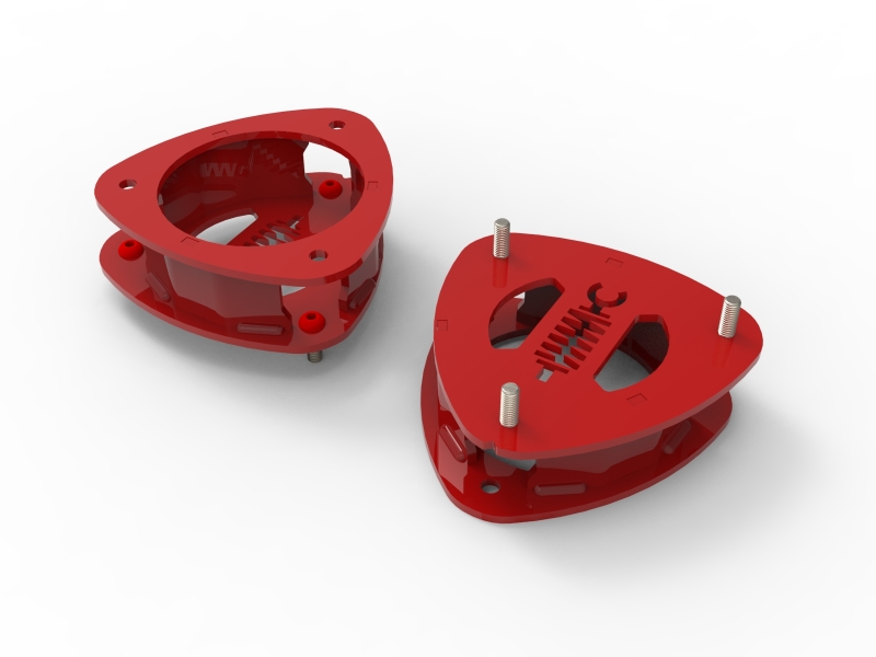 Subaru Outback Suspension Lift Kit - aFe - CONTROL 2.0in - Red - `15-`19