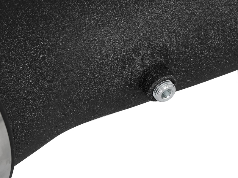 Ford Diesel Trucks Intercooler Hot Side Tube - aFe - BladeRunner 3 In Aluminum - Black - `17-`22