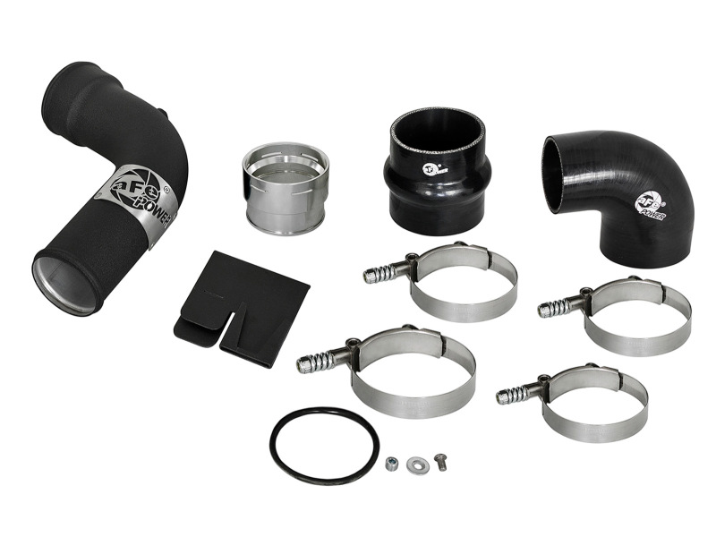 Ford Diesel Trucks Intercooler Cold Side Tube - aFe - Bladerunner 3in - Black - `17-`22