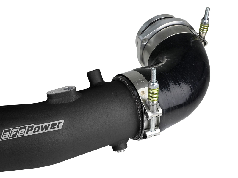 BMW Z4 Intercooler Tube Kit - Hot Side - aFe - BladeRunner 2.5-3in - Wrinkle Black - `20-`21