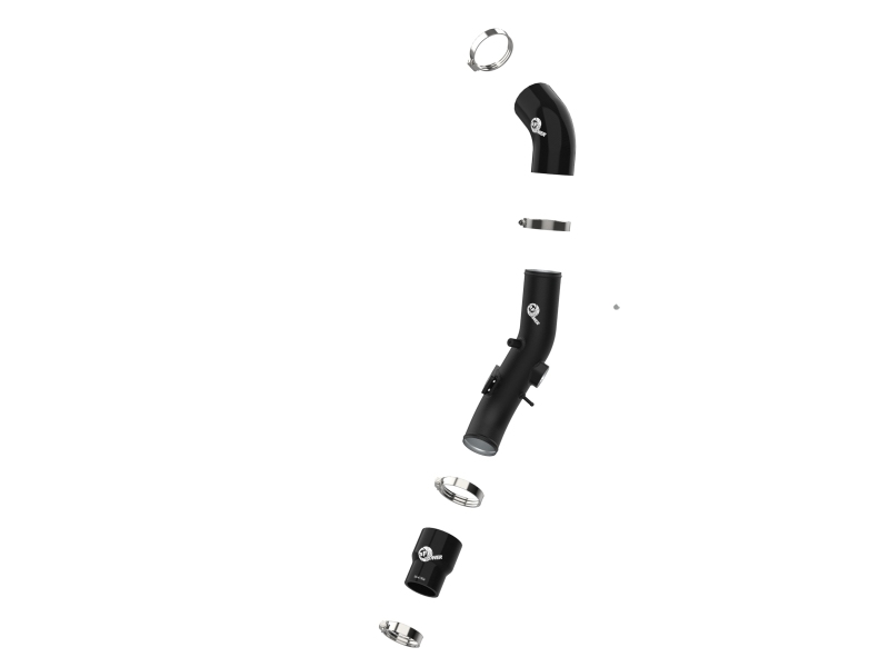 Hyundai i30 Cold Charge Pipe - aFe - BladeRunner 2-1/2 IN Aluminum Cold - Black - `17-`25