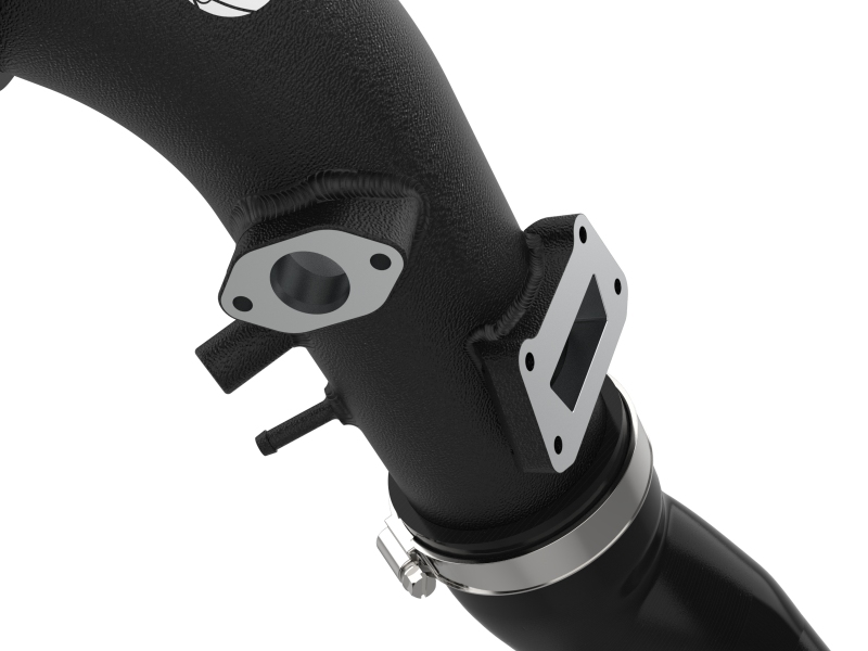 Hyundai Veloster N Cold Charge Pipe - aFe - BladeRunner 2-3/4 in Aluminum - Black - `19-`22