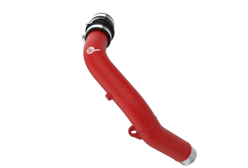 Subaru WRX Hot Charge Pipe - aFe - BladeRunner 2-1/2 IN Aluminum - Red - `22-`23