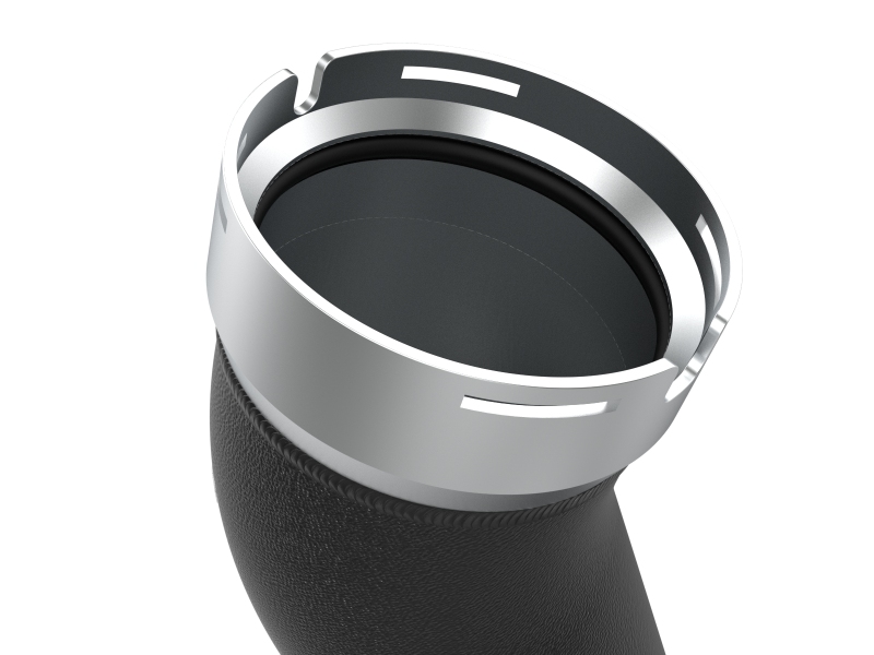 GMC Diesel Trucks Cold Charge Pipe - aFe - BladeRunner 3.5in Aluminum - Black - `24-`25