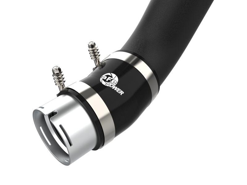 GMC Diesel Trucks Cold Charge Pipe - aFe - BladeRunner 3.5in Aluminum - Black - `24-`25